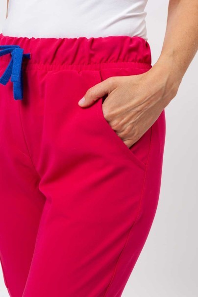 Komplet medyczny Sunrise Uniforms Premium (bluza Aura, spodnie Vibe) malinowy-11