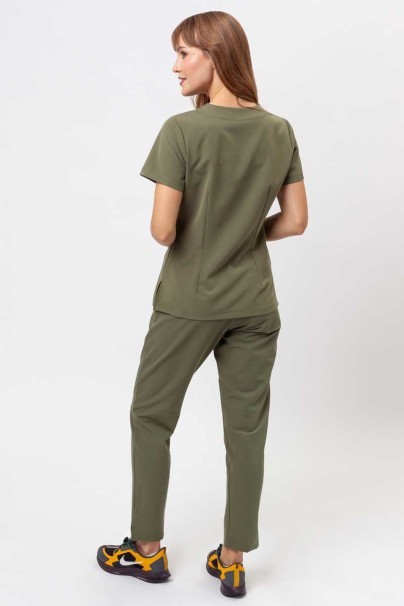 Komplet medyczny Sunrise Uniforms Premium (bluza Aura, spodnie Pride) oliwkowy-2