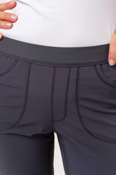 Spodnie medyczne damskie Cherokee Infinity Slim Pull-on szare-5