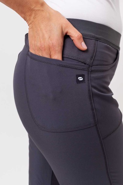 Spodnie medyczne damskie Cherokee Infinity Slim Pull-on szare-3