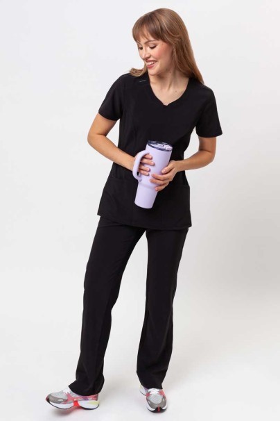 Bluza medyczna damska Cherokee Infinity Round Neck czarna-7