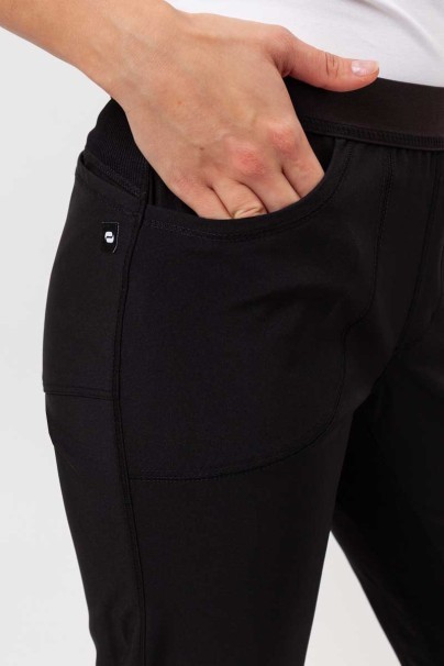 Spodnie medyczne damskie Cherokee Infinity Slim Pull-on czarne-3