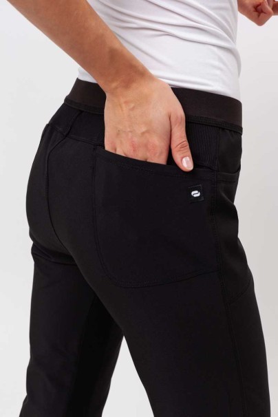 Spodnie medyczne damskie Cherokee Infinity Slim Pull-on czarne-5