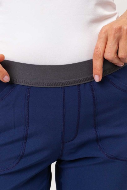 Spodnie medyczne damskie Cherokee Infinity Slim Pull-on ciemny granat-4