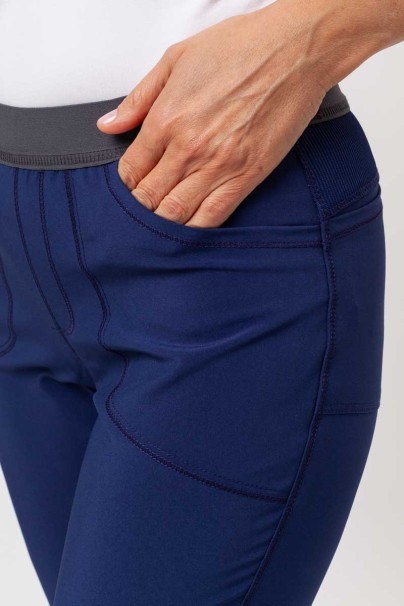 Spodnie medyczne damskie Cherokee Infinity Slim Pull-on ciemny granat-3