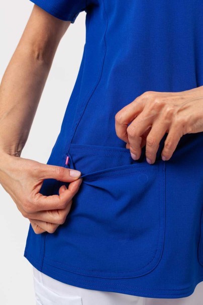 Bluza medyczna damska Heartsoul Break on Through V-neck granatowa-3