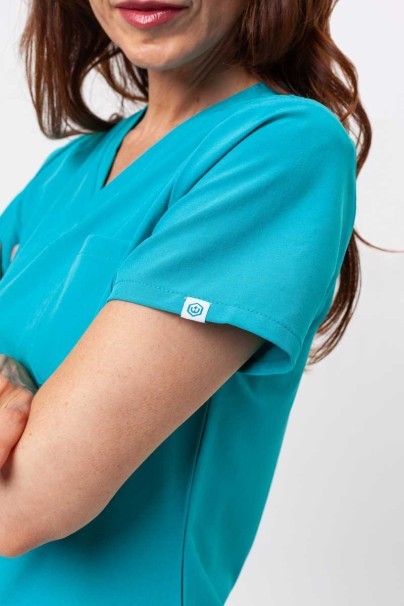 Bluza medyczna damska Uniforms World 309TS™ Valiant morski błekit-5