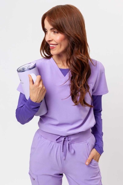 Bluza medyczna damska Uniforms World 309TS™ Valiant lawendowa-7
