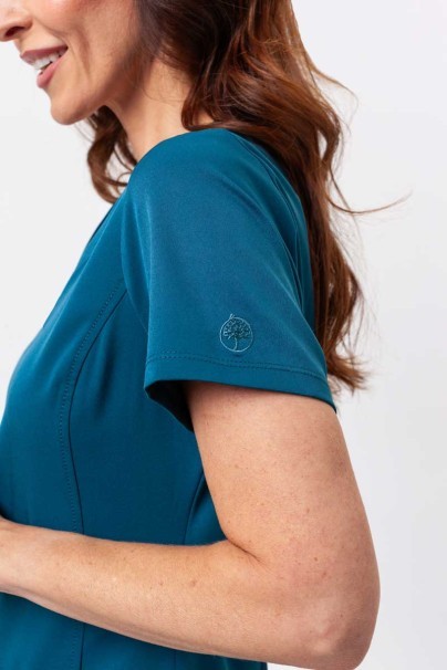 Bluza medyczna damska Healing Hands Monica V-neck karaibska-3