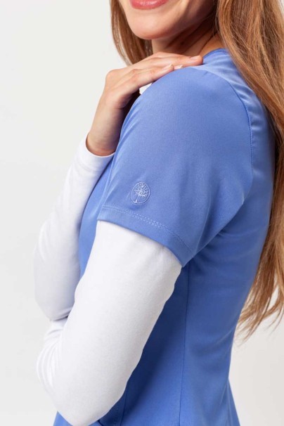 Bluza medyczna damska Healing Hands Monica V-neck klasyczny błękit-4