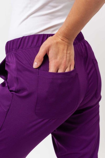 Komplet medyczny damski Healing Hands (bluza Monica, spodnie Rebecca) bakłażanowy-11