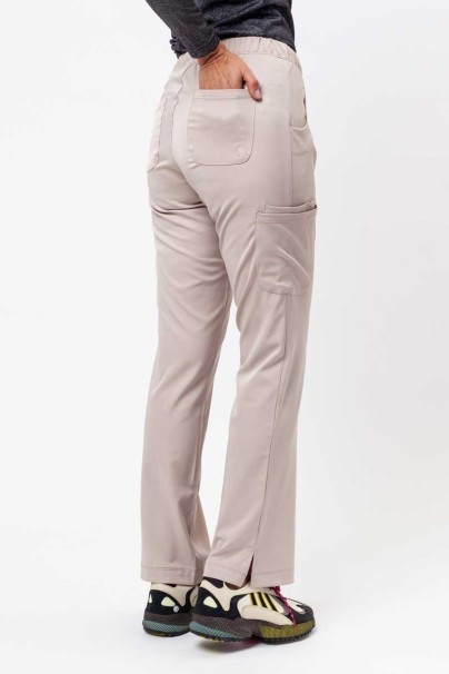 Spodnie medyczne damskie Healing Hands Rebecca Flare beżowe-3