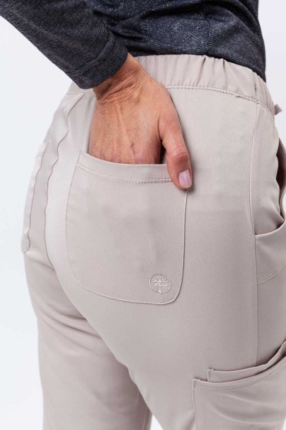 Spodnie medyczne damskie Healing Hands Rebecca Flare beżowe-5