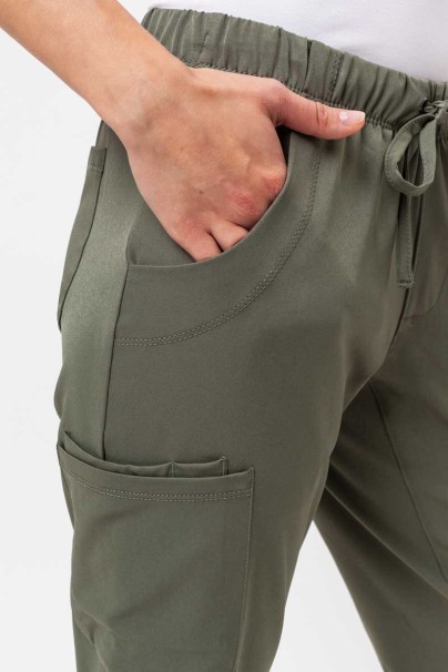 Komplet medyczny damski Healing Hands (bluza Monica, spodnie Rebecca) oliwkowy-10