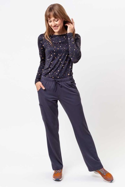 Spodnie medyczne damskie Healing Hands Rebecca Flare szare-9