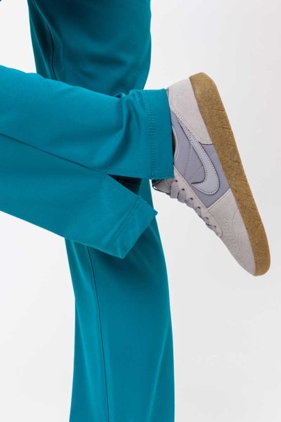 Spodnie medyczne damskie Healing Hands Rebecca Flare morski błękit-6