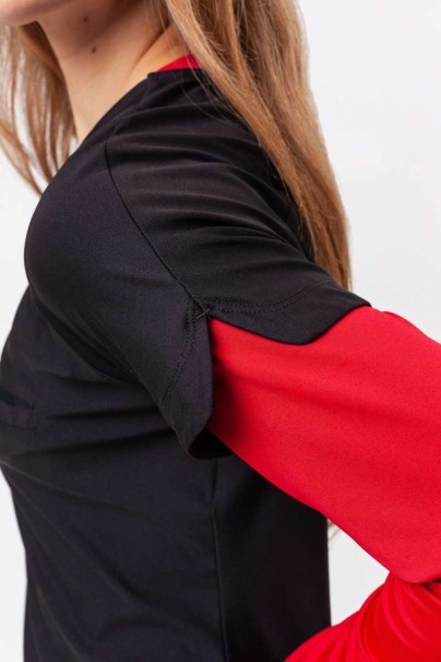 Bluza medyczna damska Maevn Embrace Luna czarna-5