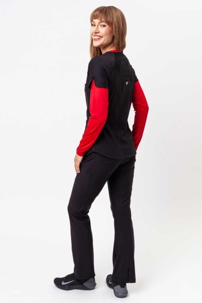 Bluza medyczna damska Maevn Embrace Luna czarna-2