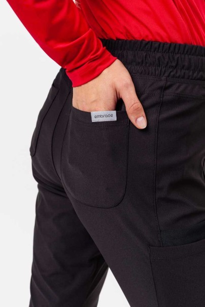 Spodnie medyczne damskie Maevn Embrace Nora czarne-4