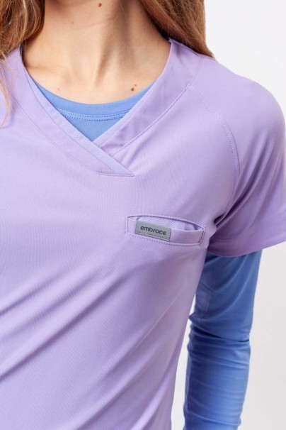 Komplet medyczny damski Maevn Embrace (bluza Luna, spodnie Nora) lawendowy-5