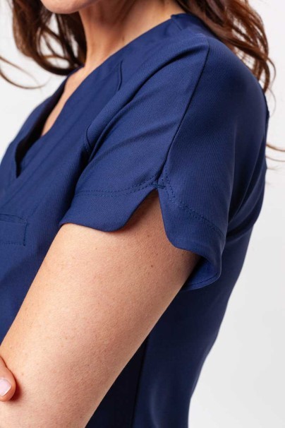 Bluza medyczna damska Maevn Embrace Luna ciemny granat-6