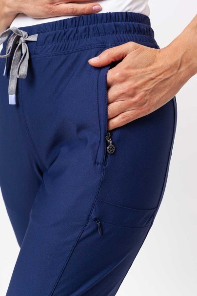 Spodnie medyczne damskie Maevn Embrace Nora ciemny granat-5