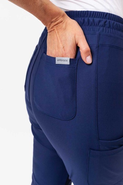 Komplet medyczny damski Maevn Embrace (bluza Luna, spodnie Nora) ciemny granat-13