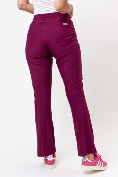 Komplet medyczny damski Maevn Embrace (bluza Luna, spodnie Nora) wiśniowy-9
