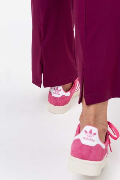 Komplet medyczny damski Maevn Embrace (bluza Luna, spodnie Nora) wiśniowy-14