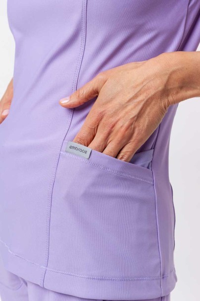 Komplet medyczny damski Maevn Embrace (bluza Zoe, spodnie Mia) lawendowy-6