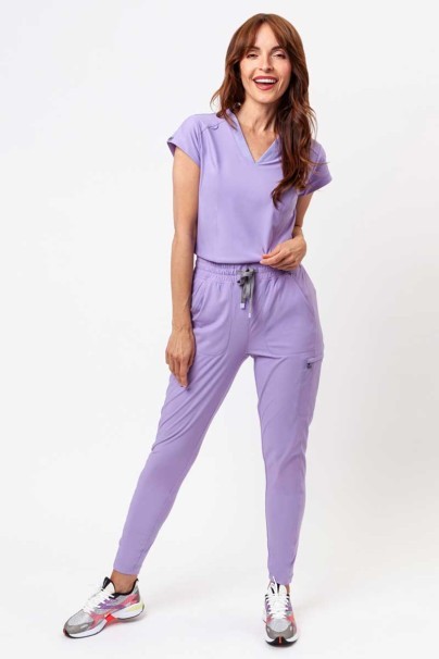 Komplet medyczny damski Maevn Embrace (bluza Zoe, spodnie Mia) lawendowy-14