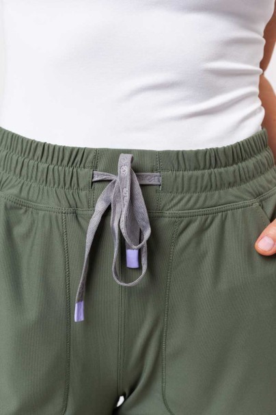 Komplet medyczny damski Maevn Embrace (bluza Zoe, spodnie Mia) oliwkowy-12