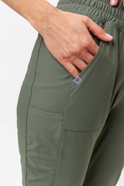 Komplet medyczny damski Maevn Embrace (bluza Zoe, spodnie Mia) oliwkowy-9