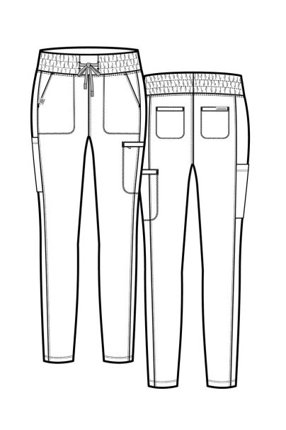 Komplet medyczny damski Maevn Embrace (bluza Zoe, spodnie Mia) ciemny granat-16