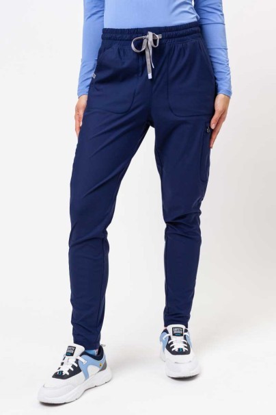 Komplet medyczny damski Maevn Embrace (bluza Zoe, spodnie Mia) ciemny granat-8