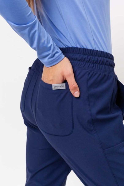 Komplet medyczny damski Maevn Embrace (bluza Zoe, spodnie Mia) ciemny granat-11