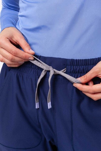 Komplet medyczny damski Maevn Embrace (bluza Zoe, spodnie Mia) ciemny granat-12