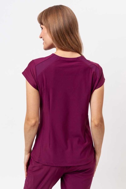 Bluza medyczna damska Maevn Embrace Zoe wiśniowa-2