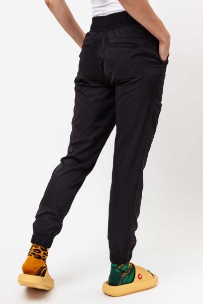 Spodnie medyczne damskie Healing Hands Renee jogger czarne-2