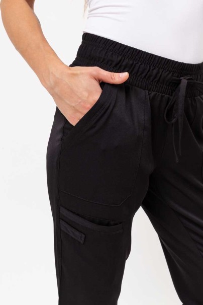 Spodnie medyczne damskie Healing Hands Renee jogger czarne-3