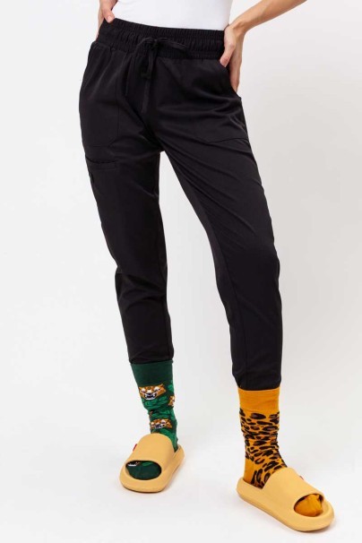 Spodnie medyczne damskie Healing Hands Renee jogger czarne-8
