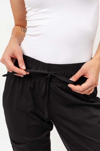 Spodnie medyczne damskie Healing Hands Renee jogger czarne-6