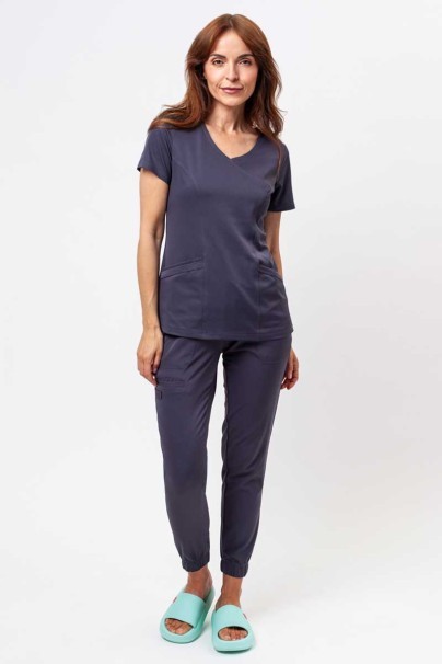 Spodnie medyczne damskie Healing Hands Renee jogger szare-2