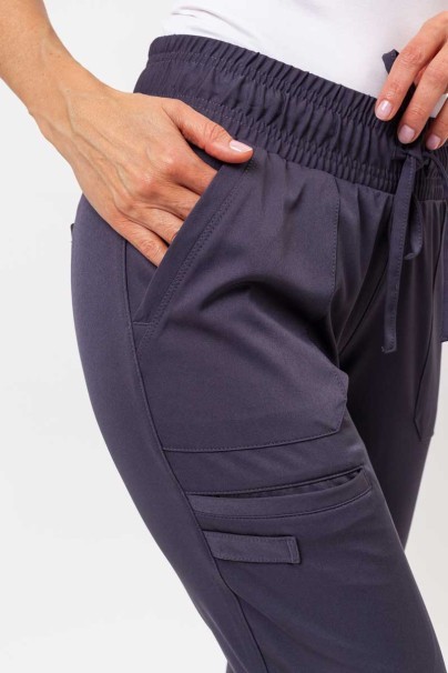 Spodnie medyczne damskie Healing Hands Renee jogger szare-3