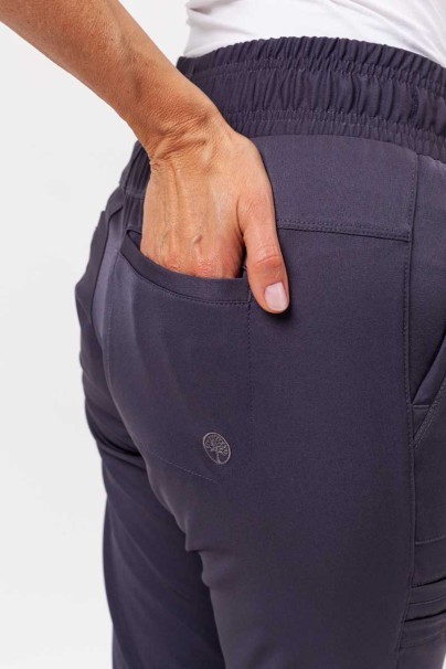 Spodnie medyczne damskie Healing Hands Renee jogger szare-5