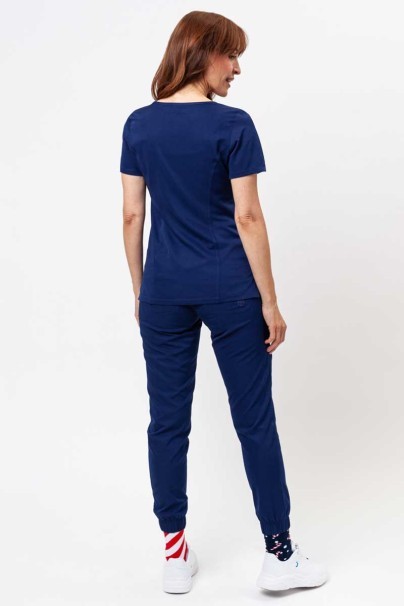 Bluza medyczna damska Healing Hands Madison ciemny granat-7