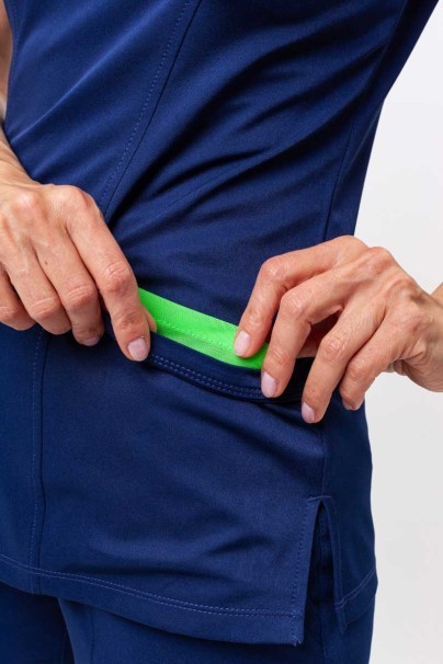 Bluza medyczna damska Healing Hands Madison ciemny granat-5