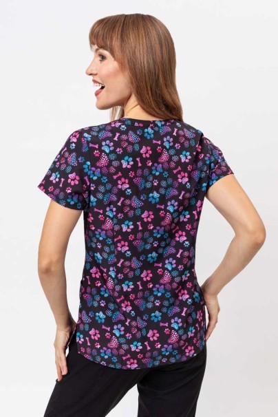 Kolorowa bluza damska Maevn Prints Ombre Paws-1