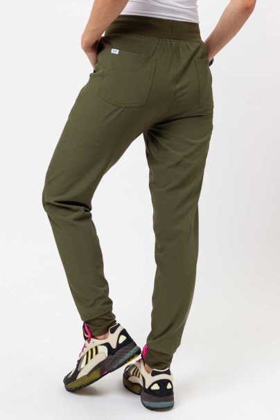 Spodnie medyczne damskie Uniforms World 309TS™ Valiant oliwkowe-2