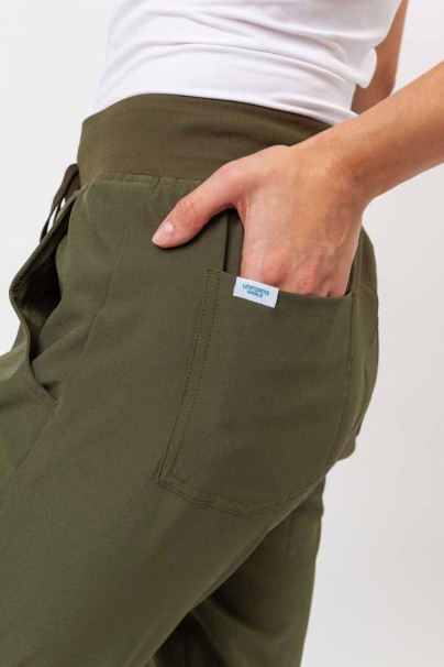 Spodnie medyczne damskie Uniforms World 309TS™ Valiant oliwkowe-6